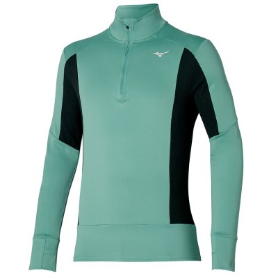 Manga Larga Mizuno Warmalite HZ Hombre - Verdes Azules / Negros - Chile M147VXFEUM